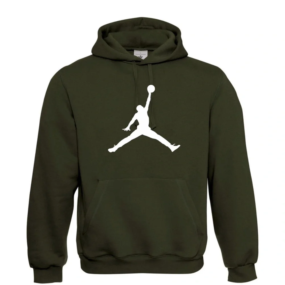 Jordan Olive Green Slam Dunk Hooded Sweatshirt- XL_ NWT